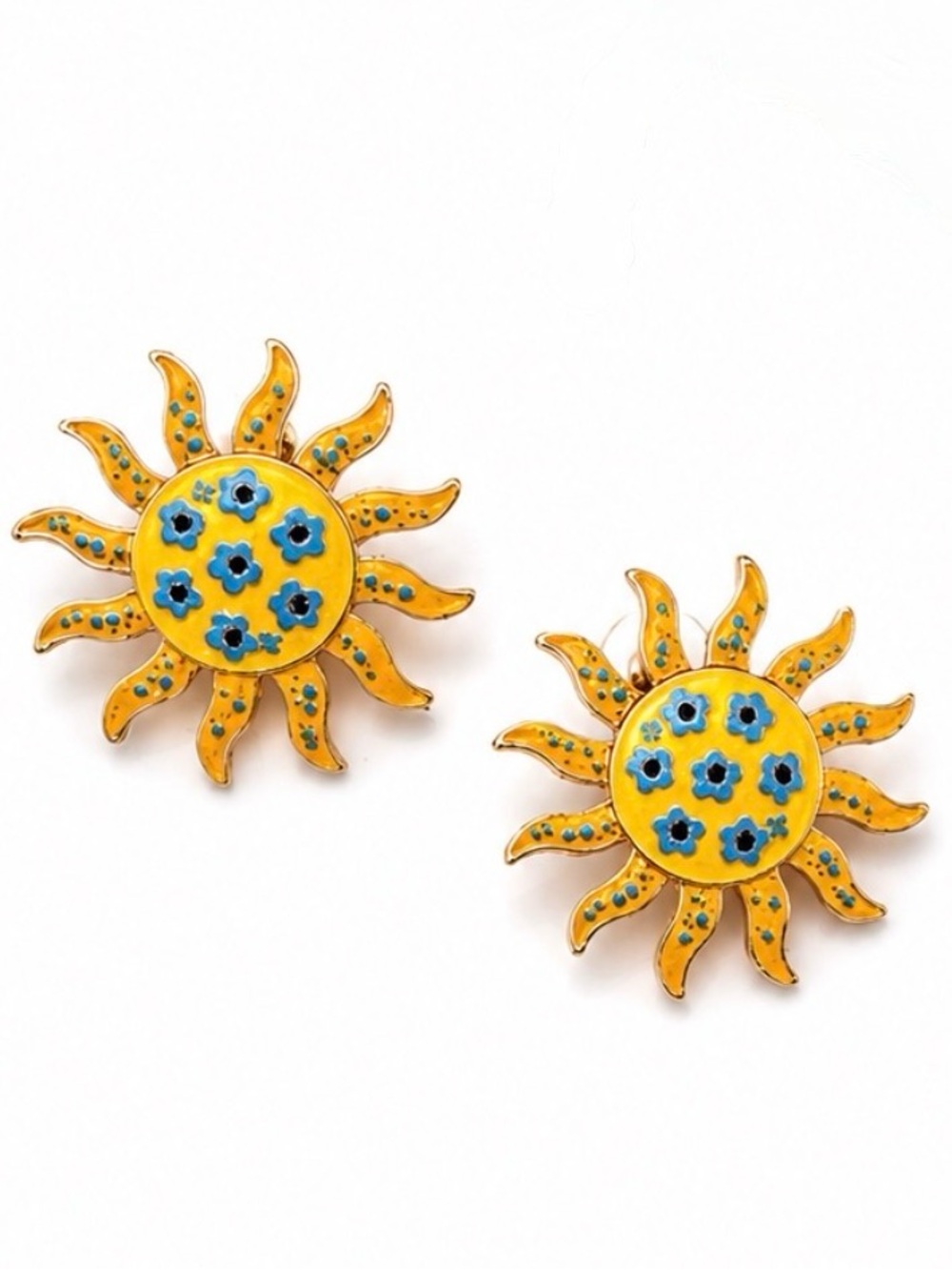 Zara Style Sun Earrings New Season Dainty Earrings
